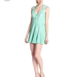 Bcbgmaxazria Anouck mint occasion mini dress